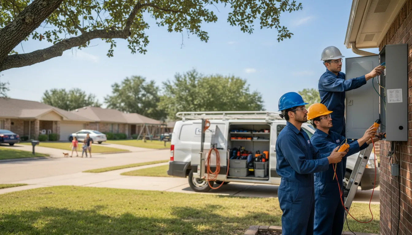 Certified electrician providing emergency electrical services in Lesterville, MO